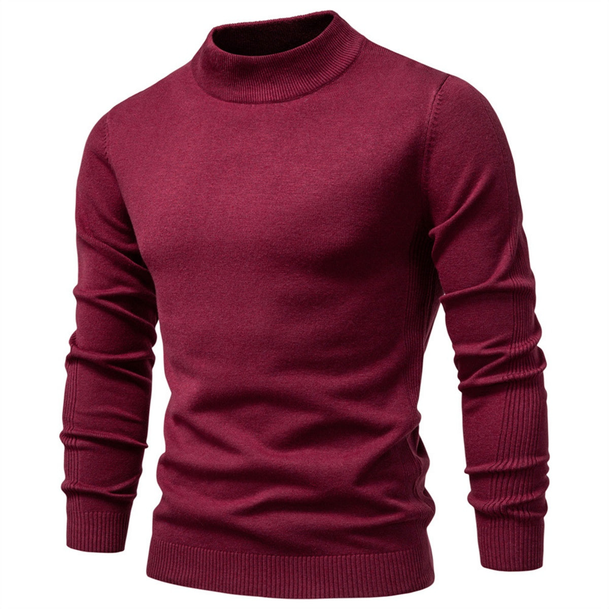 Men’s Mockneck Pullover Sweater