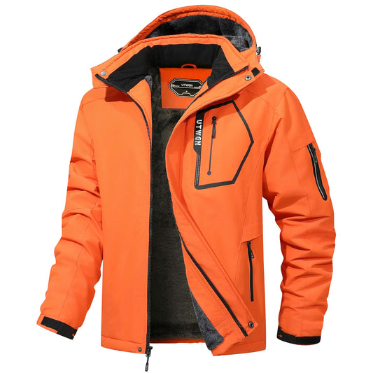 Men's Orange Skiing Jackets