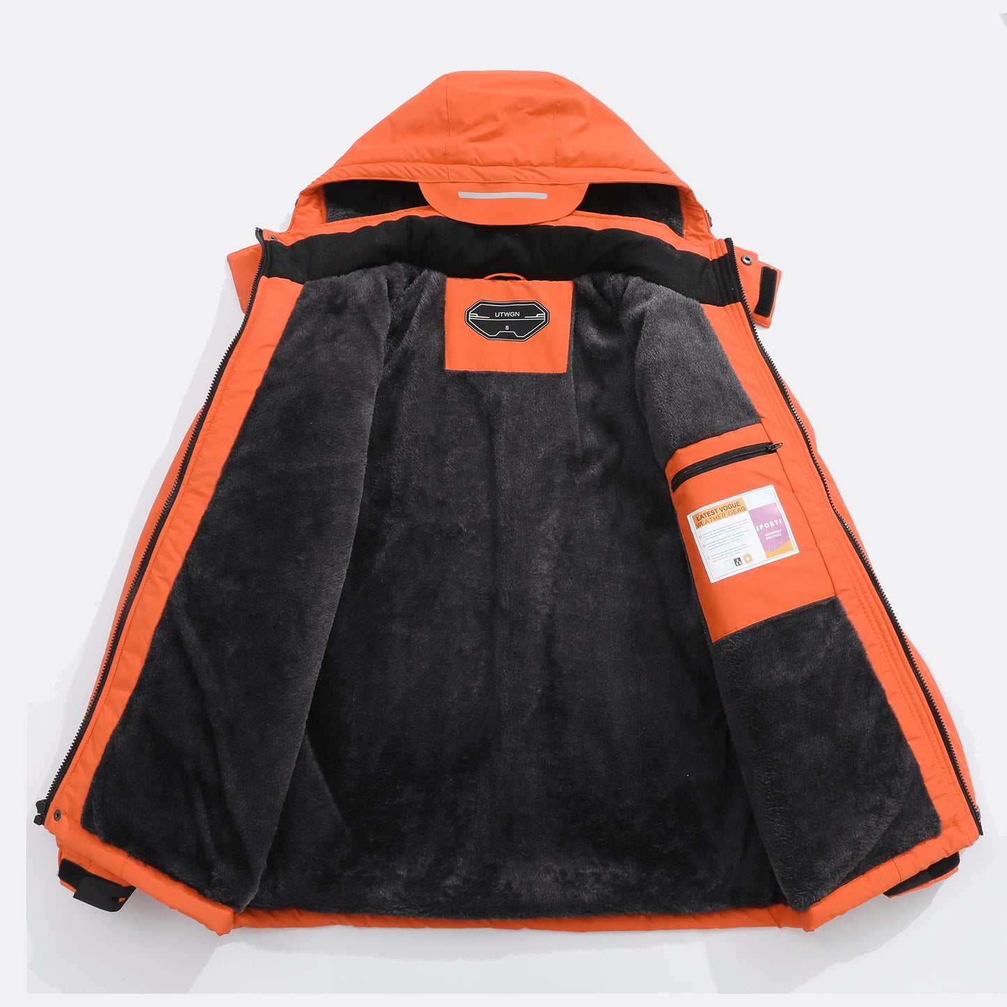 Men's Orange Skiing Jackets