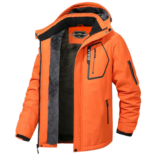 Men's Orange Skiing Jackets