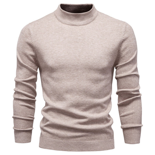 Men’s Mockneck Pullover Sweater