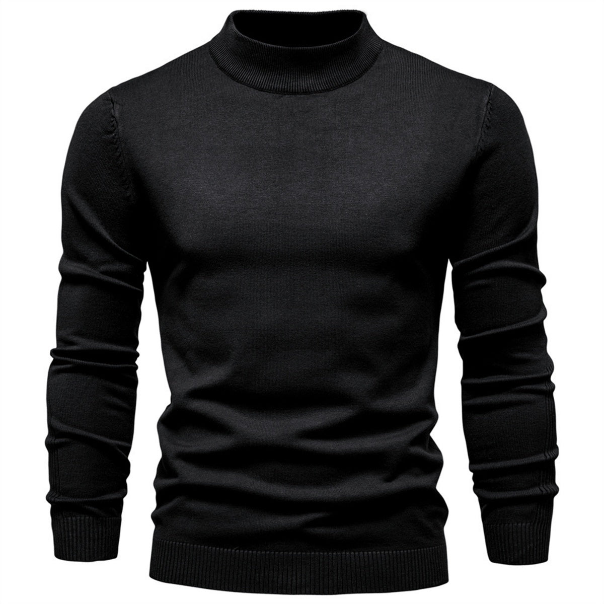 Men’s Mockneck Pullover Sweater