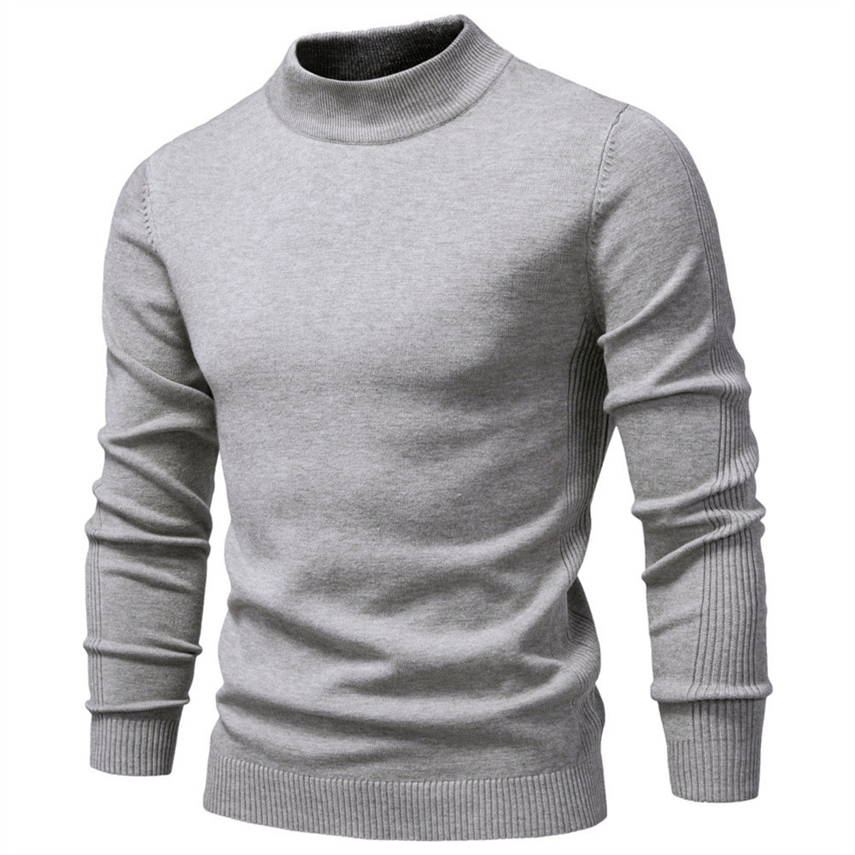 Men’s Mockneck Pullover Sweater