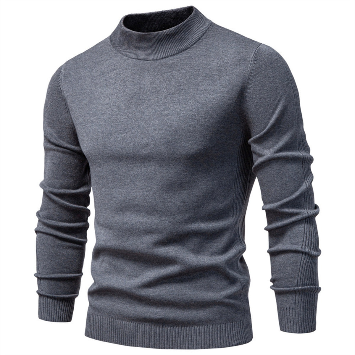 Men’s Mockneck Pullover Sweater