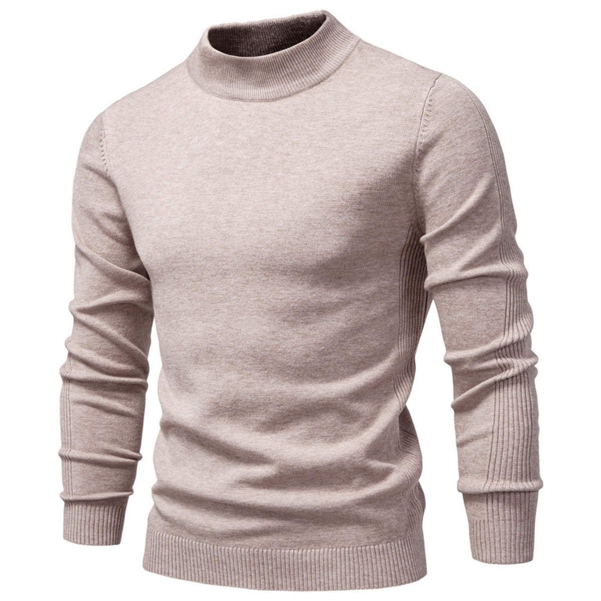 Men’s Mockneck Pullover Sweater