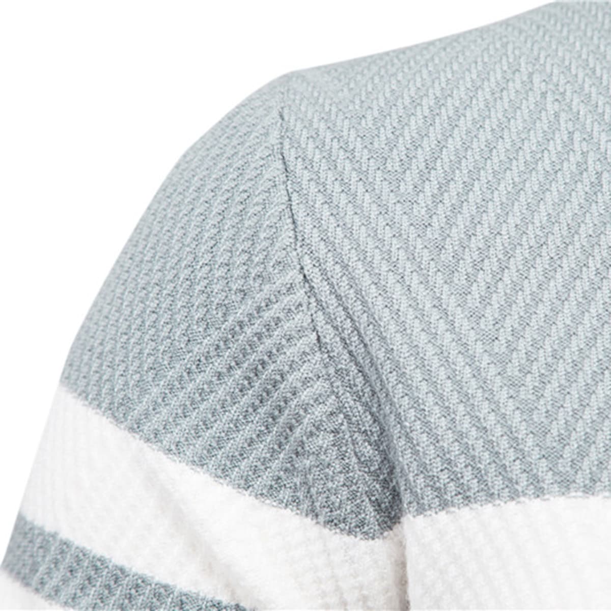 Men's Crew Neck Pullover Striped Sweater