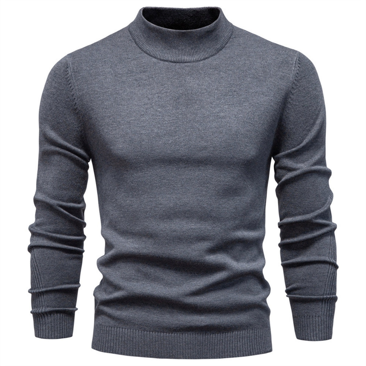 Men’s Mockneck Pullover Sweater