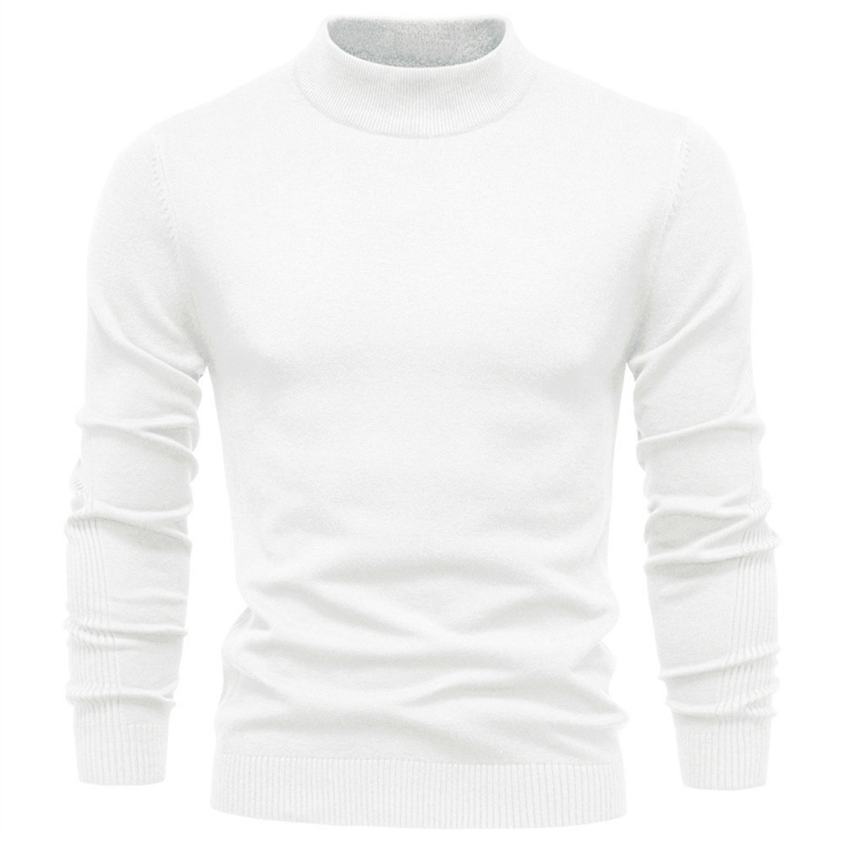 Men’s Mockneck Pullover Sweater