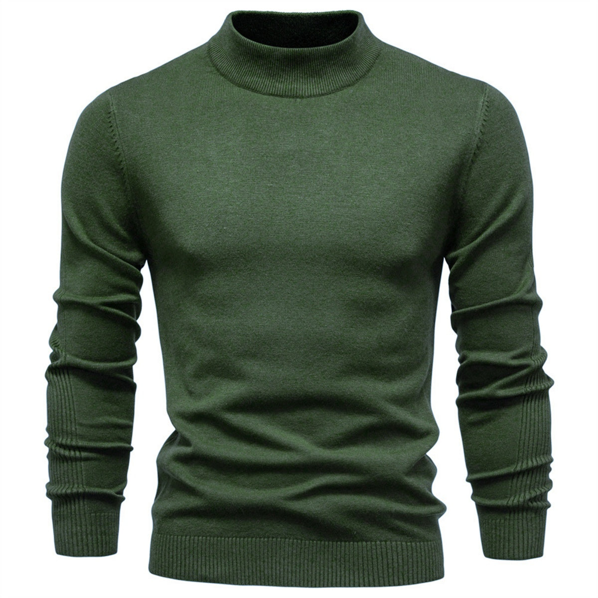 Men’s Mockneck Pullover Sweater