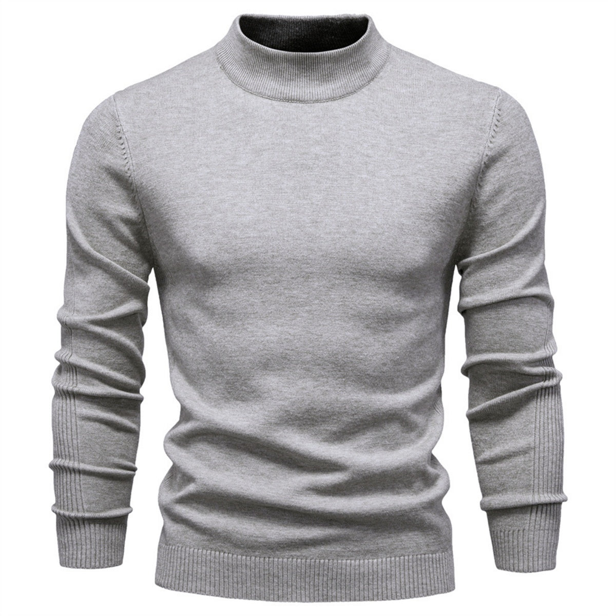 Men’s Mockneck Pullover Sweater